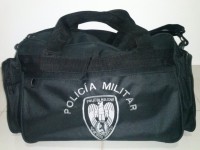 Bolsa preta PMES com alça